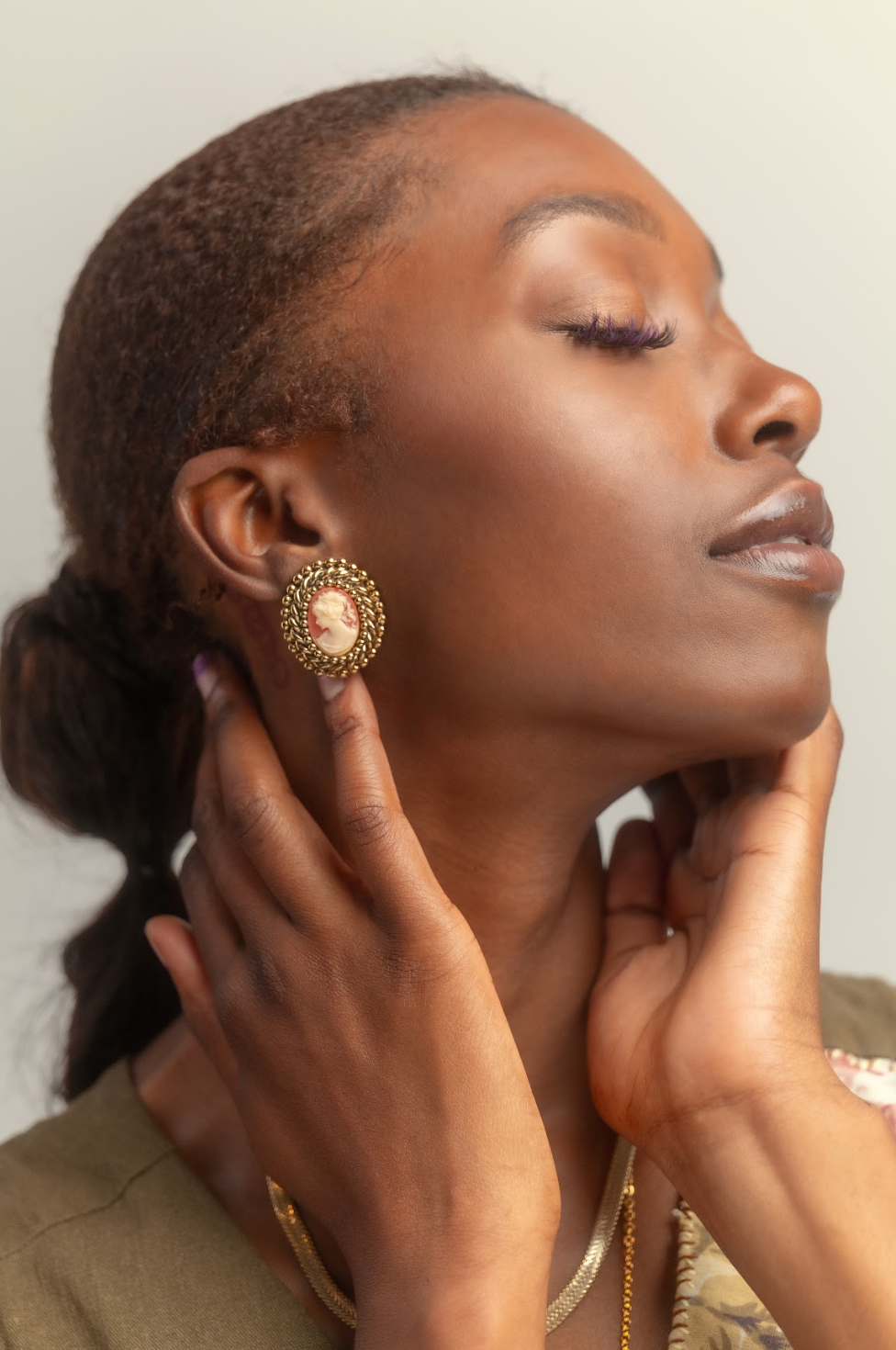 Cameo Earrings