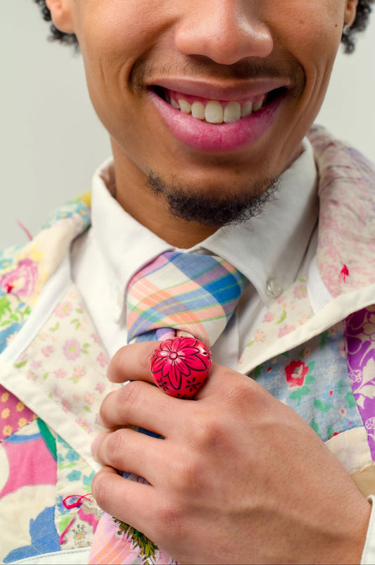 Floral Dome Ring