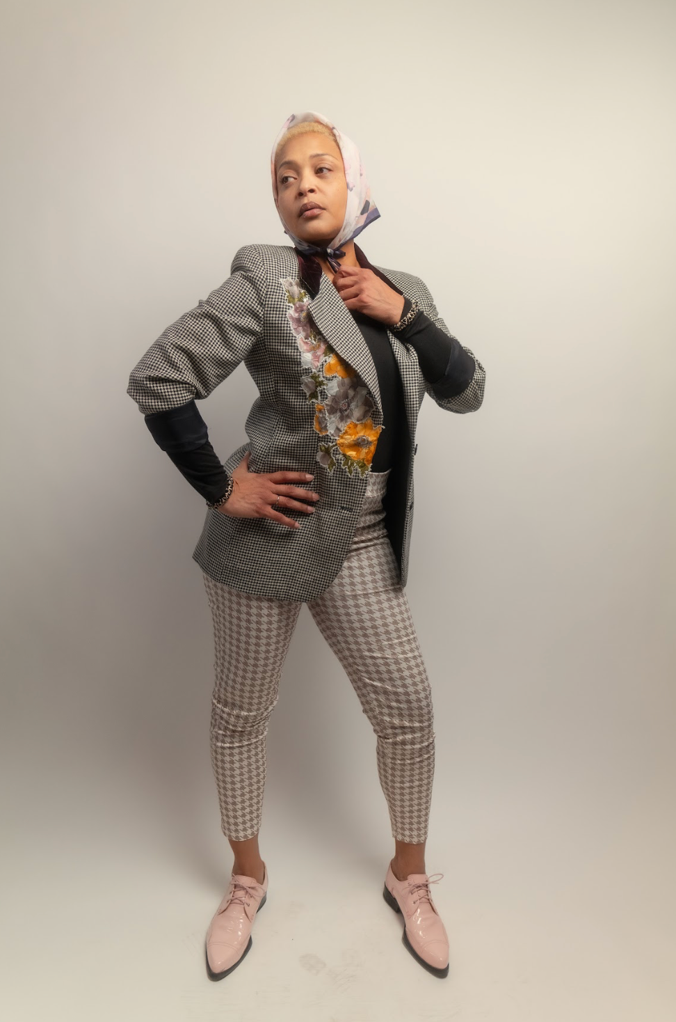 Houndstooth Blazer